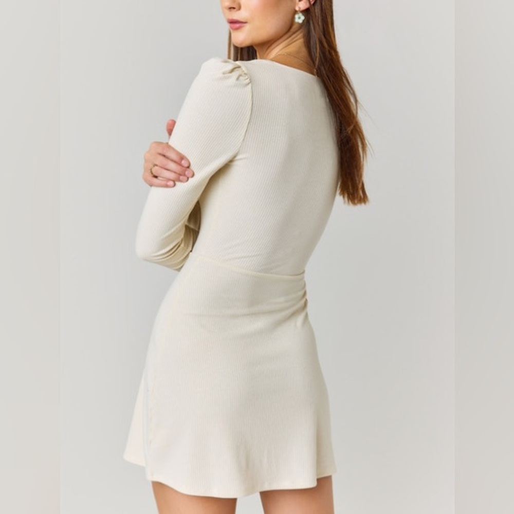 Francesca’s ~ Mariella Ribbed Sweetheart Mini Dress! - Picture 3 of 8